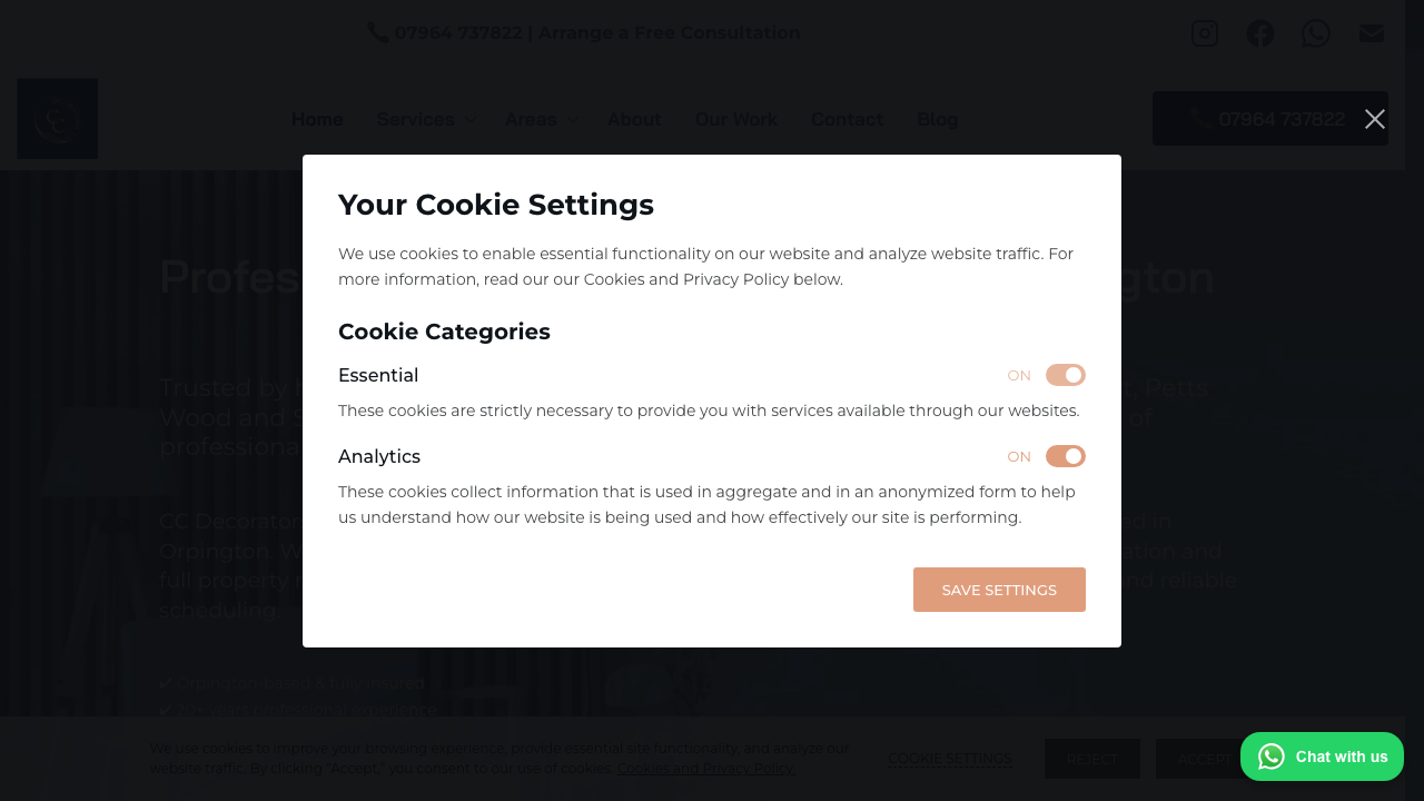 CC DECORATORS LTD website preview