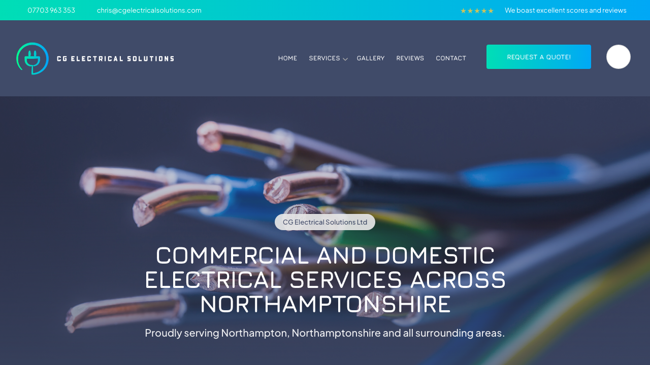 CG ELECTRICAL CONTRACTORS LTD website preview