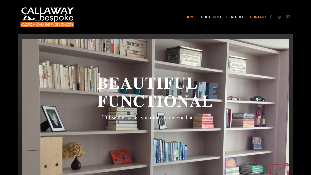 CALLAWAY BESPOKE LIMITED website preview