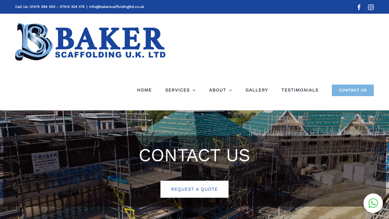 BAKER SCAFFOLDING LIMITED website preview