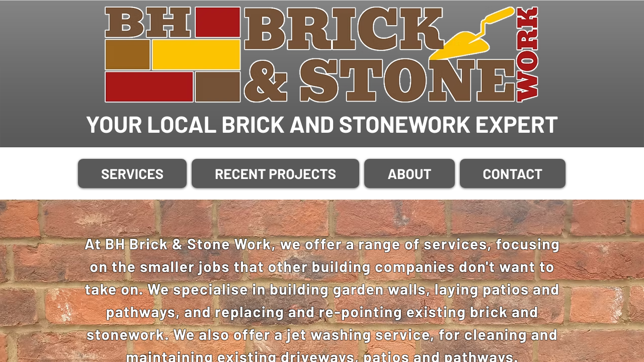 BLR MASONRY LIMITED website preview