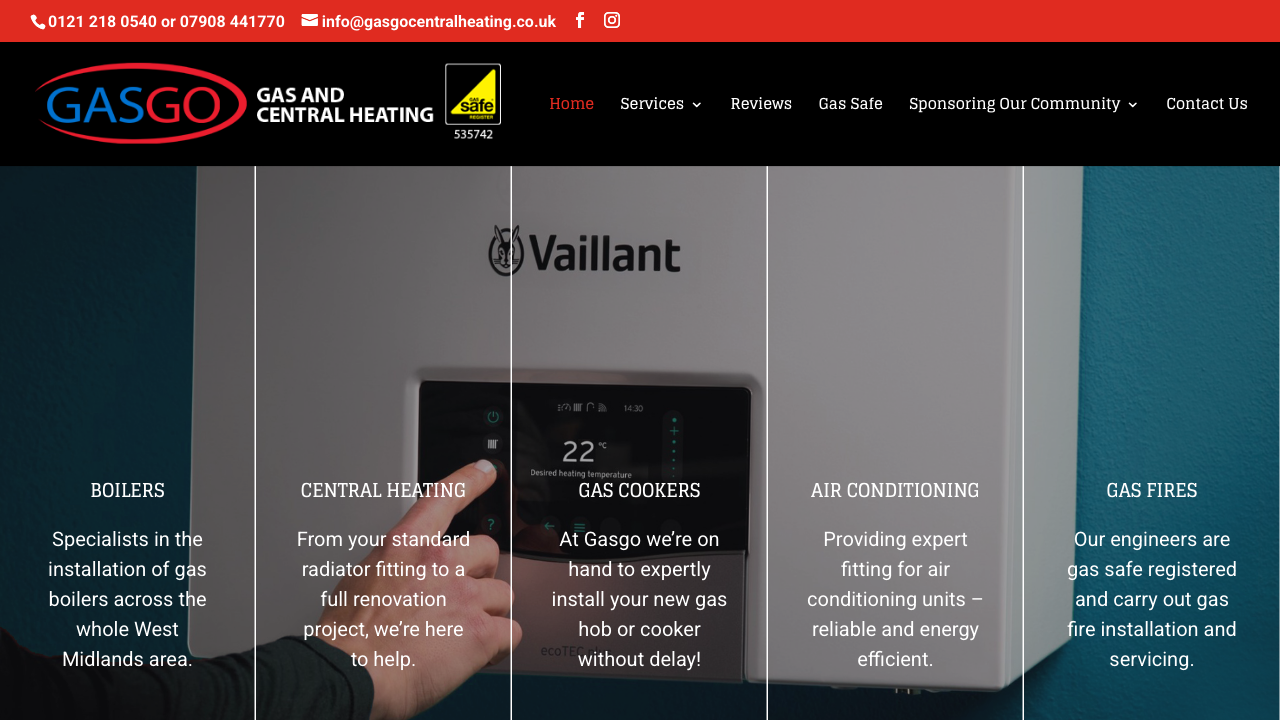 GASGO LIMITED website preview