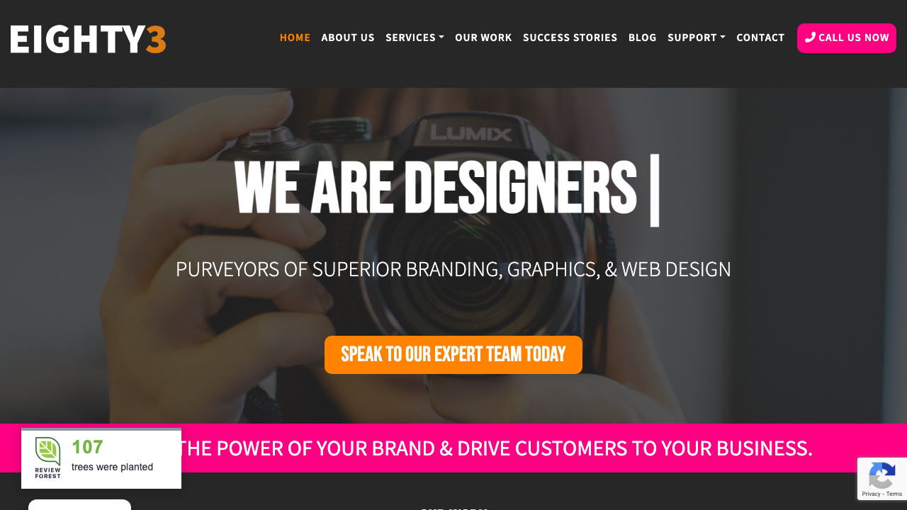 EIGHTY3 DESIGN LTD website preview