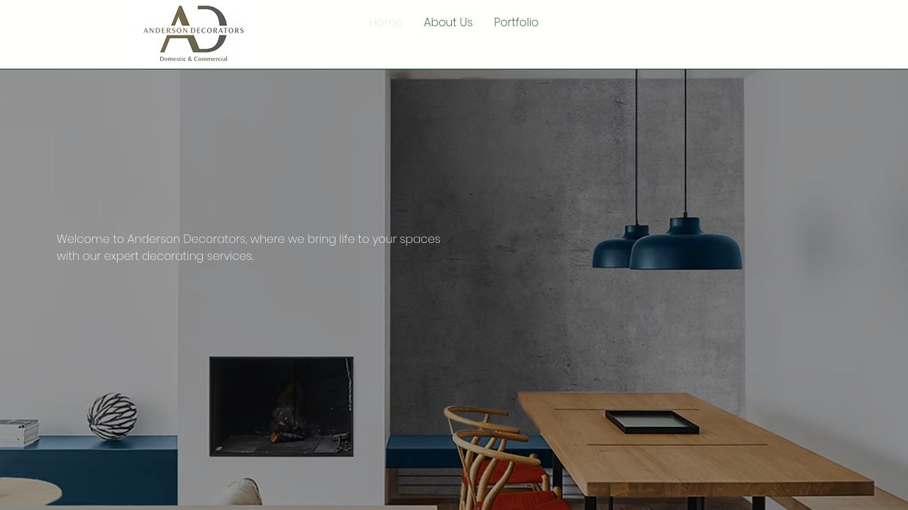 ANDERSON DECORATORS LIMITED website preview