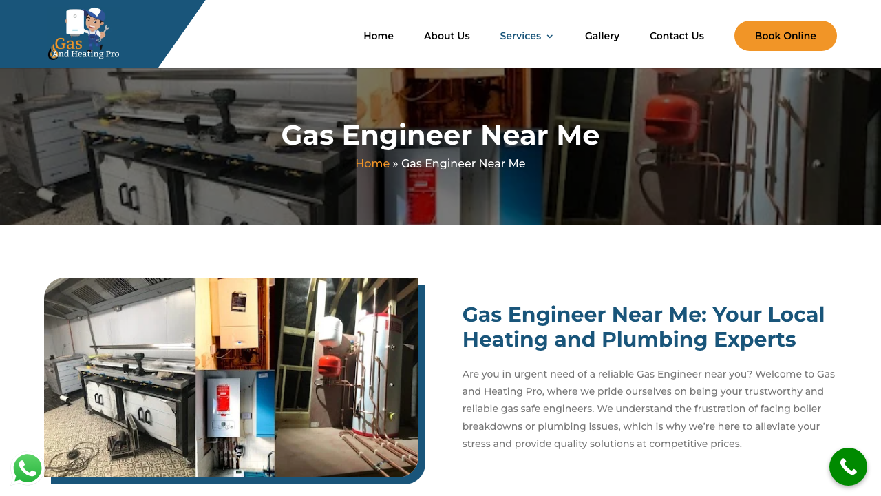 GAS AND HEATING PRO LTD website preview