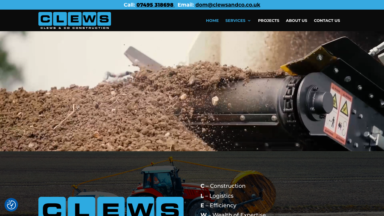 CLEWS & CO CONSTRUCTION LIMITED website preview
