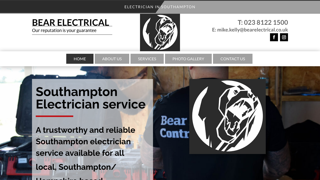 BEAR ELECTRICAL CONTRACTORS LTD website preview