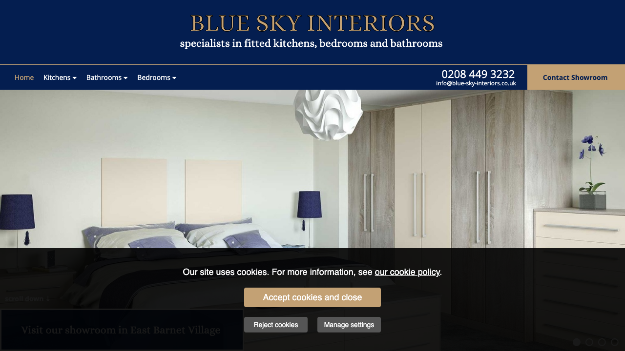 BLUE FIN INTERIORS LIMITED website preview