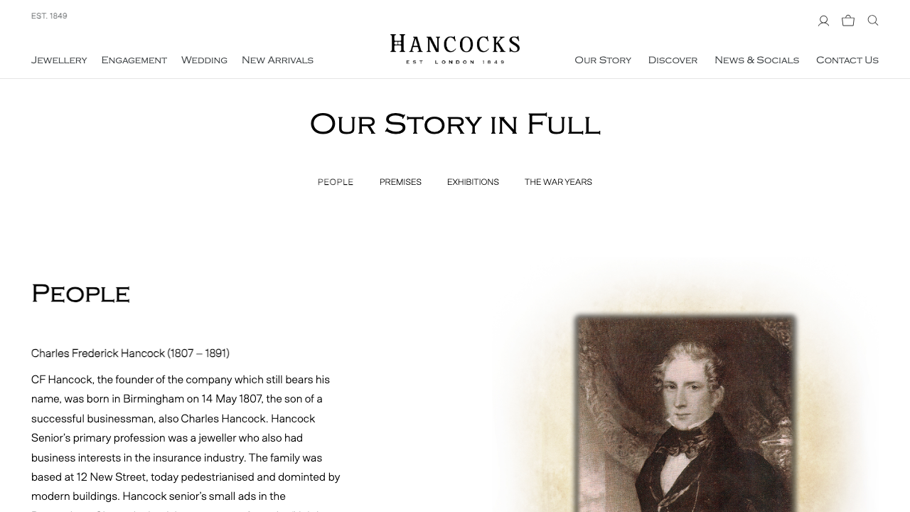 CHARLES HANCOCK LIMITED website preview
