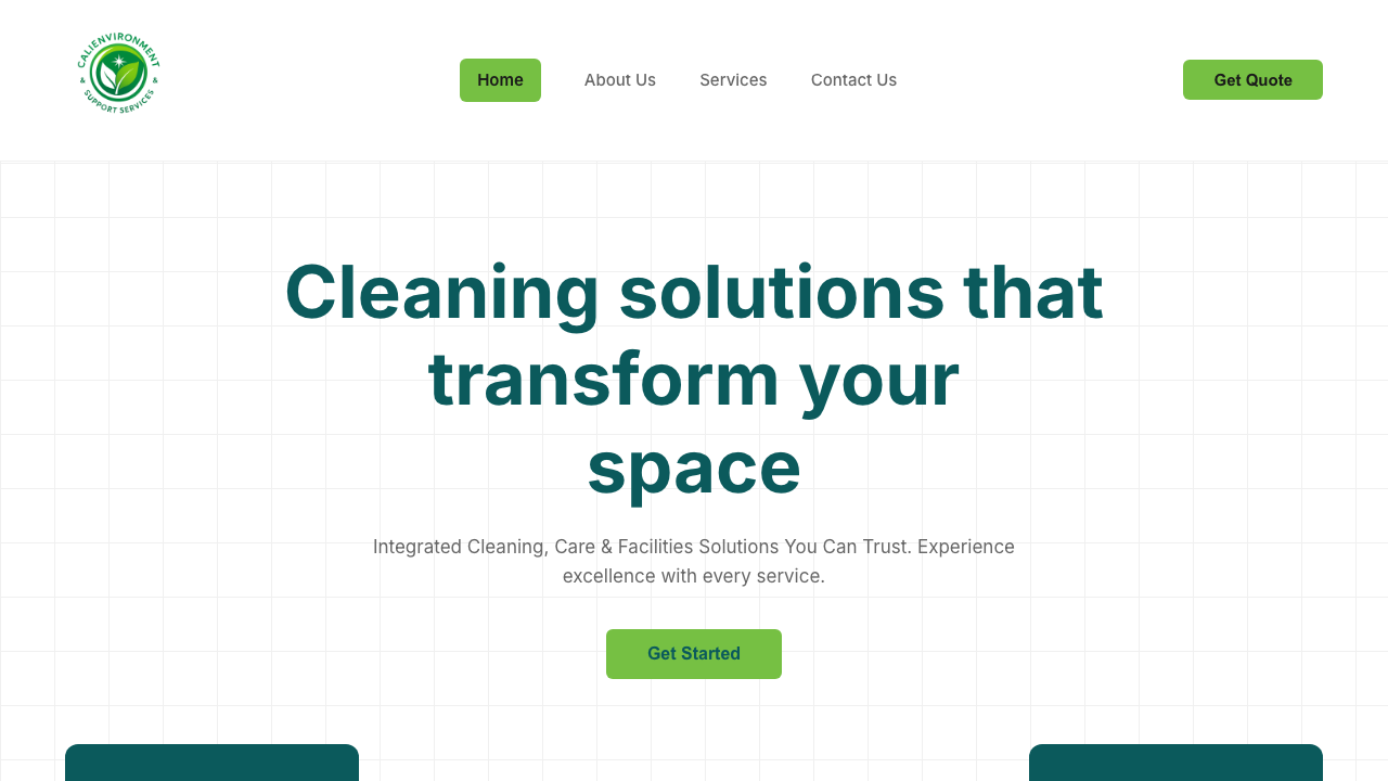 CALIN SERVICES LTD website preview