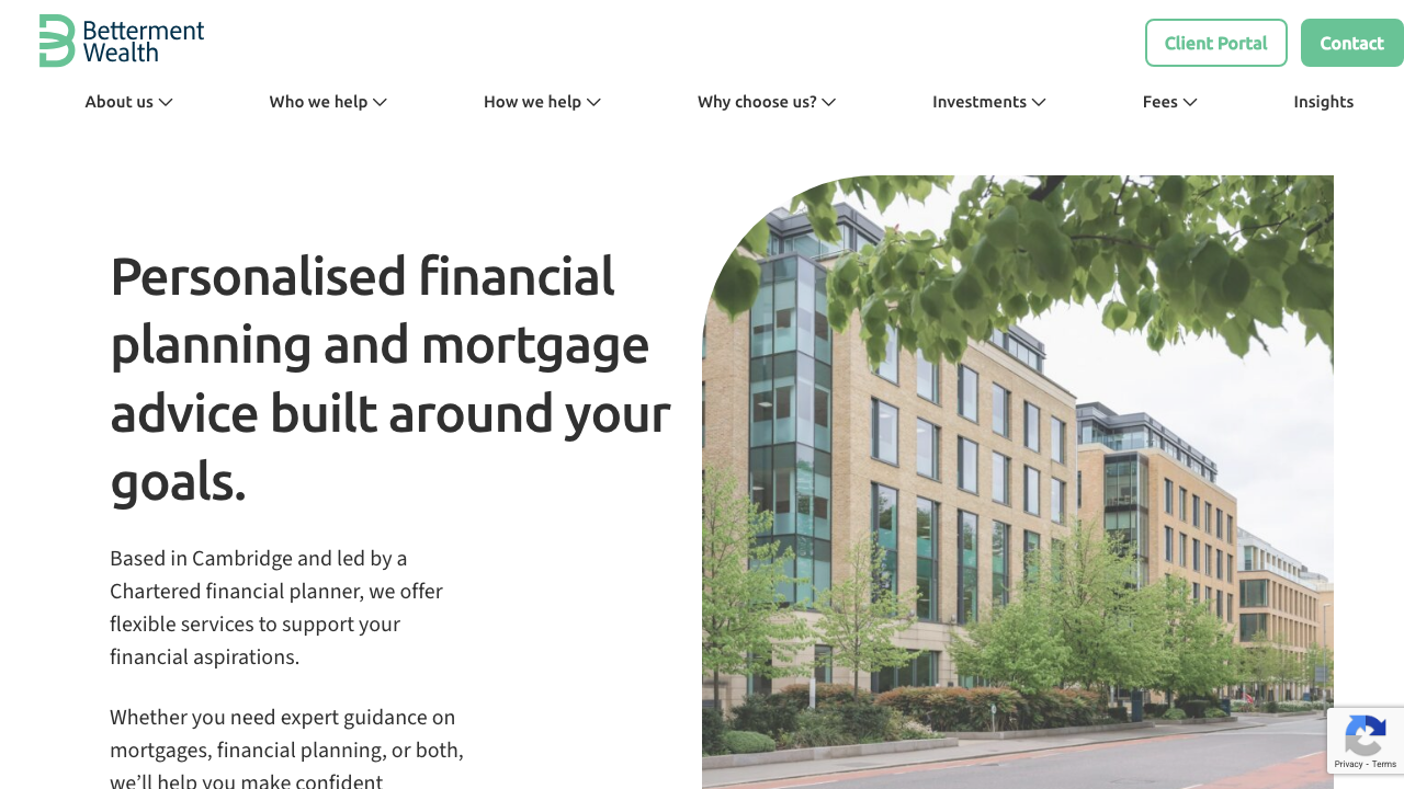 BETTERMENT SERVICES LTD website preview