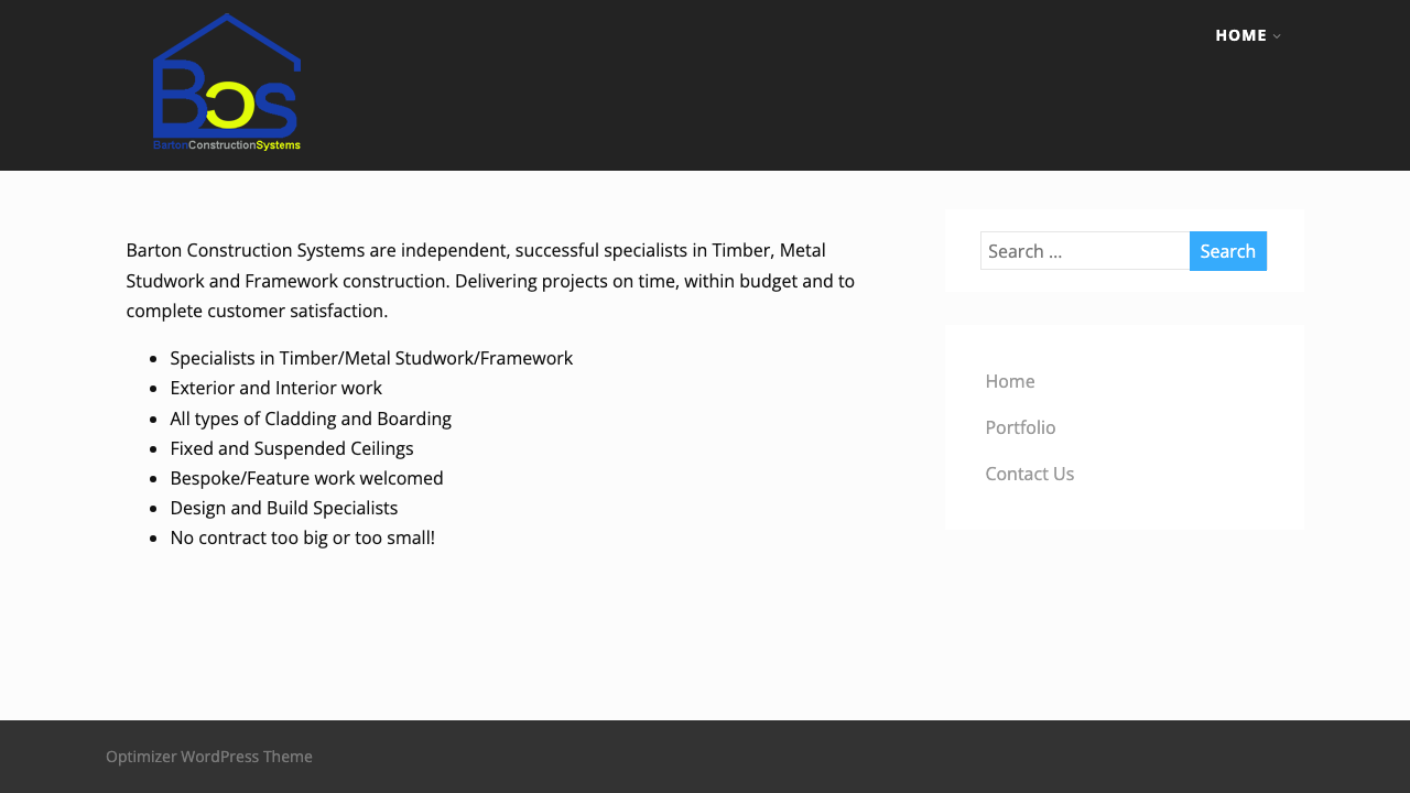 BARTON CONSTRUCTION SYSTEMS LTD website preview