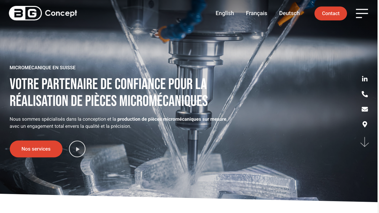 BG CONCEPT LTD website preview