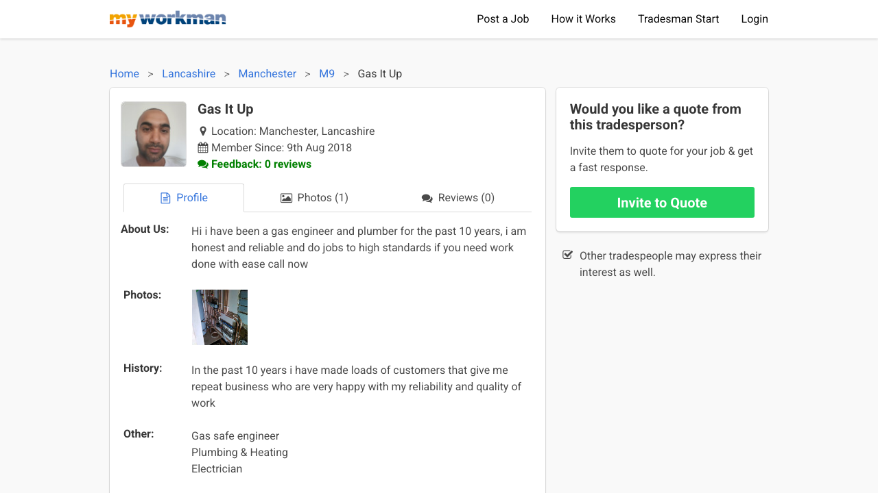 GAS IT UP LIMITED website preview