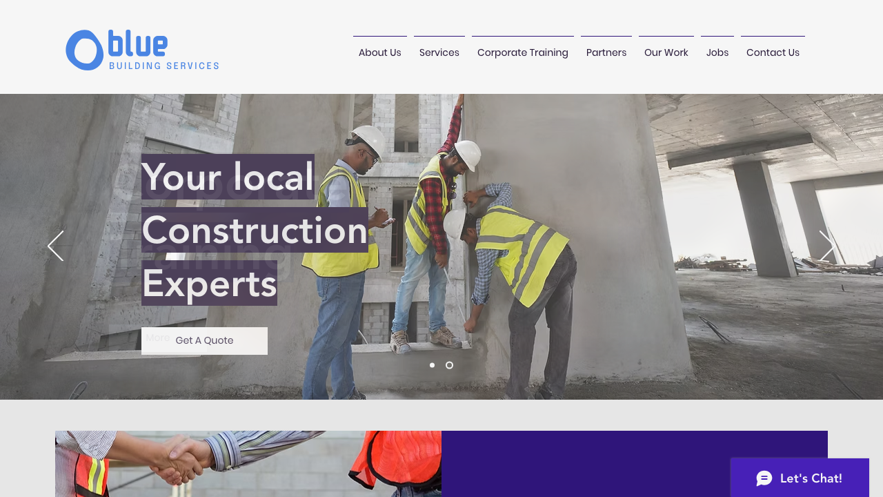 BLUE BUILDING SERVICES LTD website preview