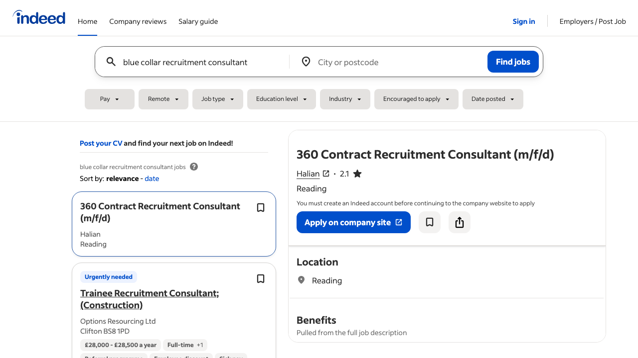 BLUE COLLAR CONTRACTS LTD website preview