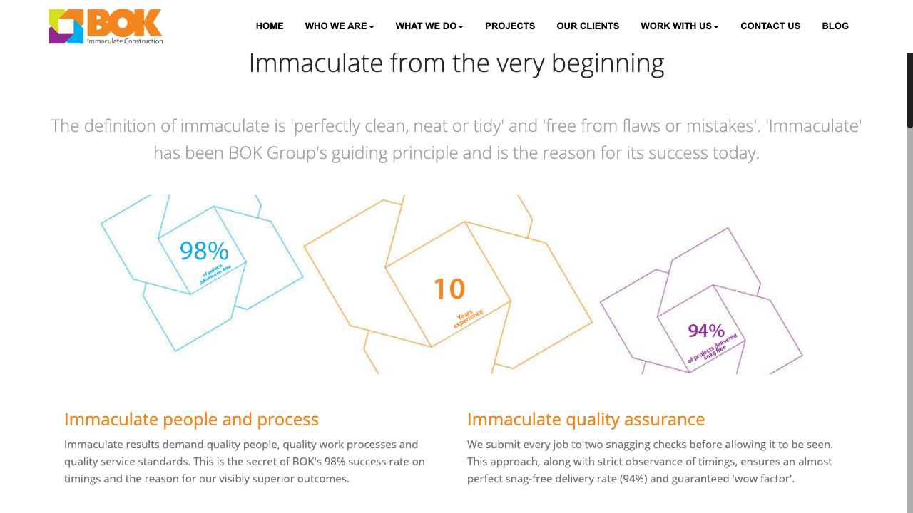 BOKEM INTERIORS LTD website preview