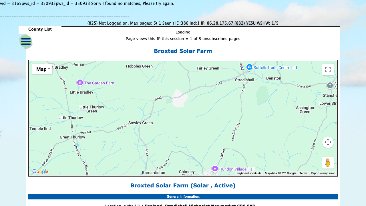 BROXTED SOLAR CO LTD website preview