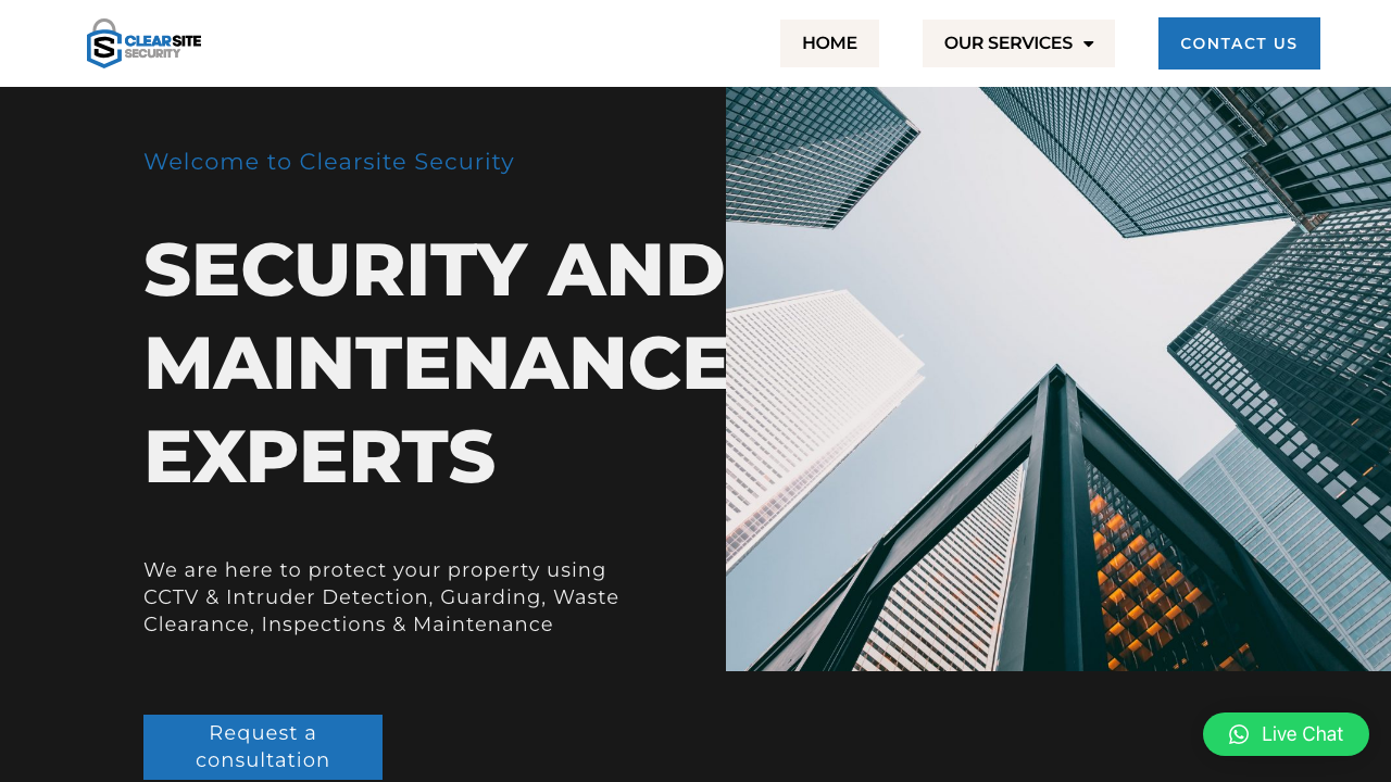CLEARSITE SECURITY SERVICES LIMITED website preview