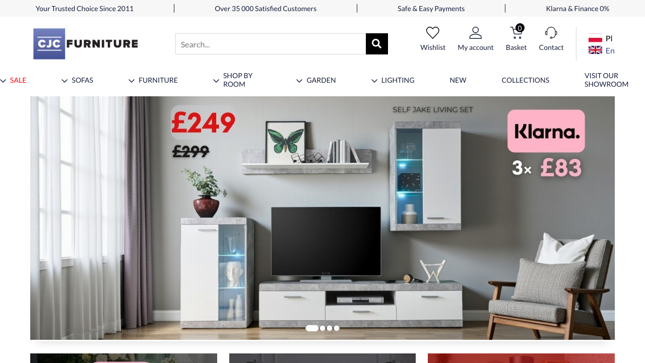 CJC FURNITURE LTD website preview