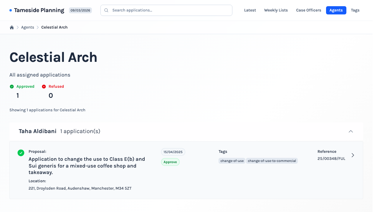 CELESTIAL ARCH LIMITED website preview