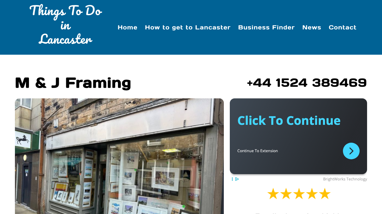 FRAMED LIMITED website preview