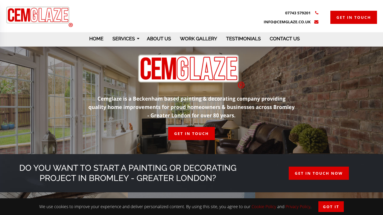 CEMENT GLAZE DECORATORS LIMITED website preview