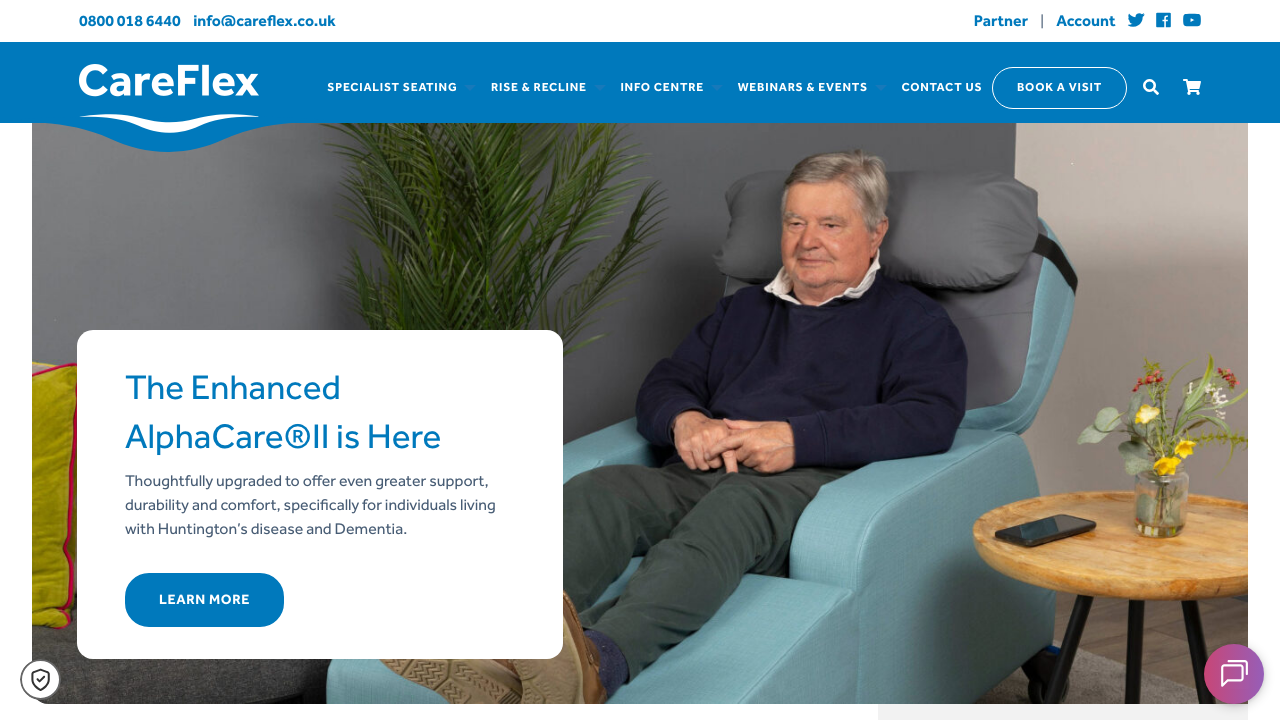 CAREFLEX LIMITED website preview