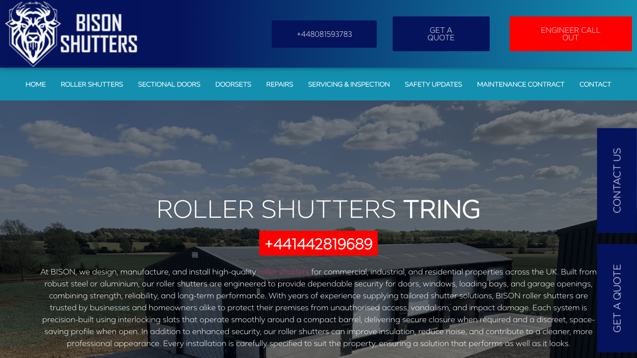 BISON FIT OUT LTD website preview