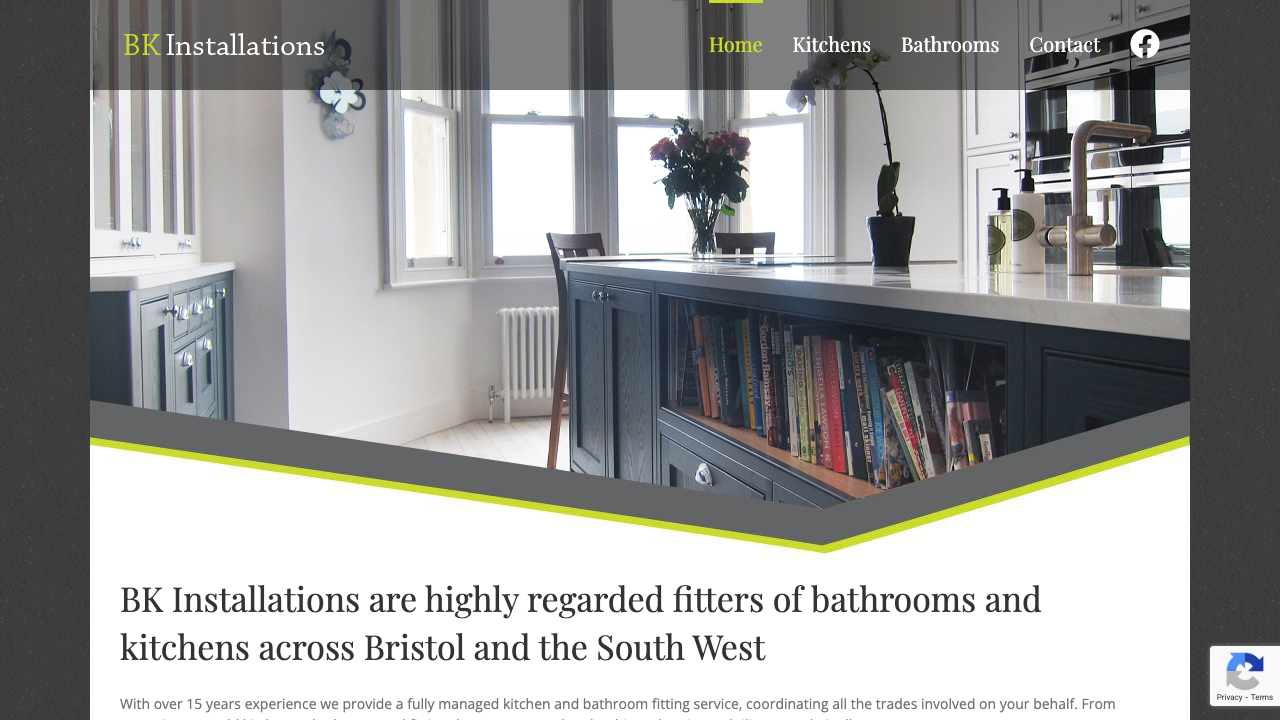 BK INSTALLATIONS (SOUTH WEST) LTD website preview