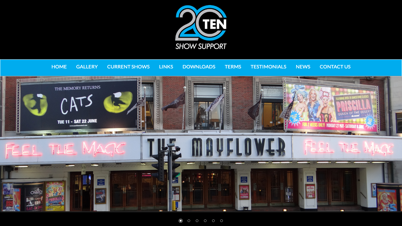 20 TEN SHOW SUPPORT LIMITED website preview