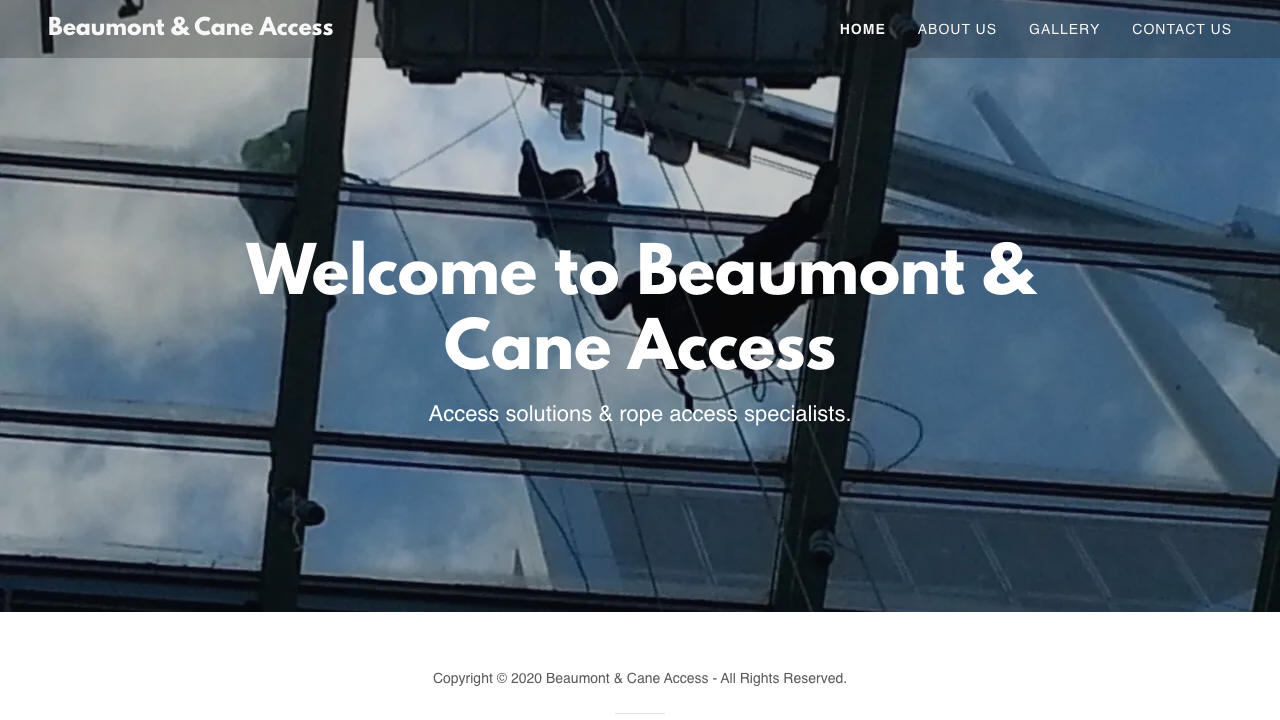 BEAUMONT & CANE ACCESS LIMITED website preview
