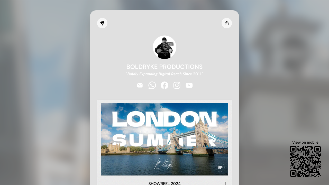 BOLDRYKE PRODUCTIONS LTD website preview