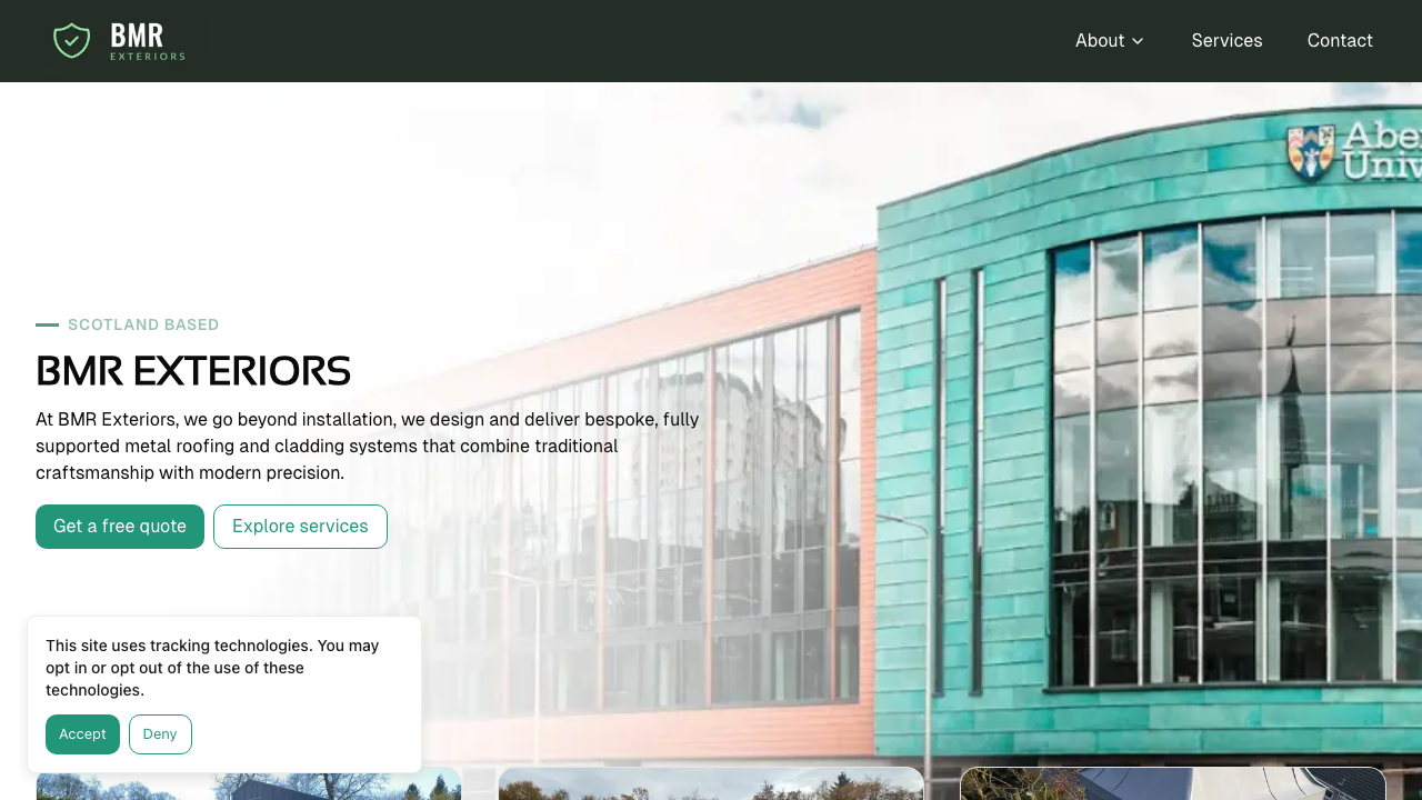 BASE METAL ROOFING LIMITED website preview