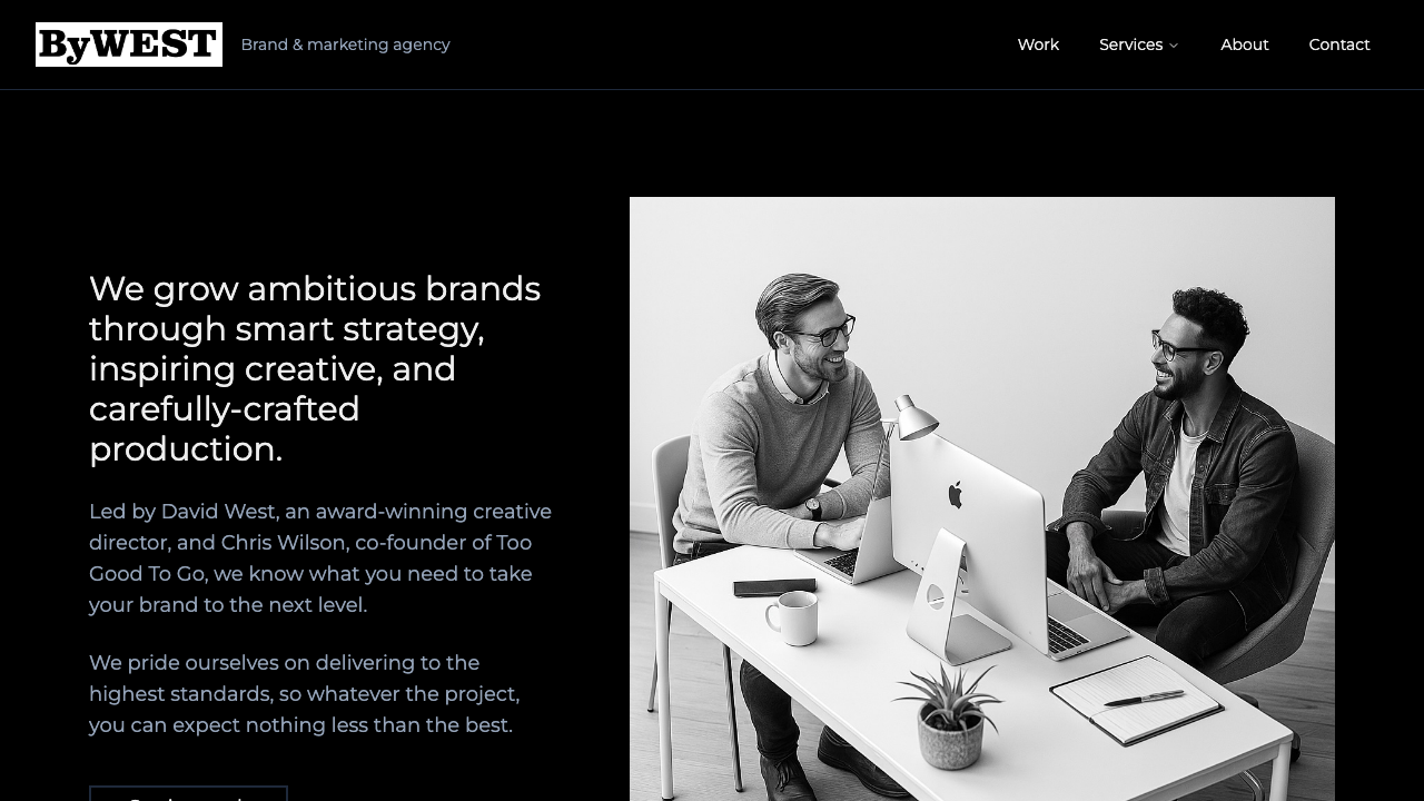 BYWEST DESIGN LIMITED website preview