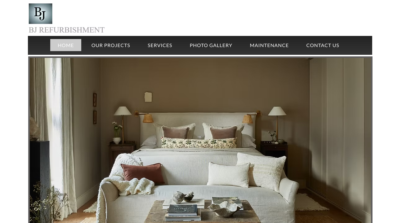 BJ REFURBISHMENT LIMITED website preview