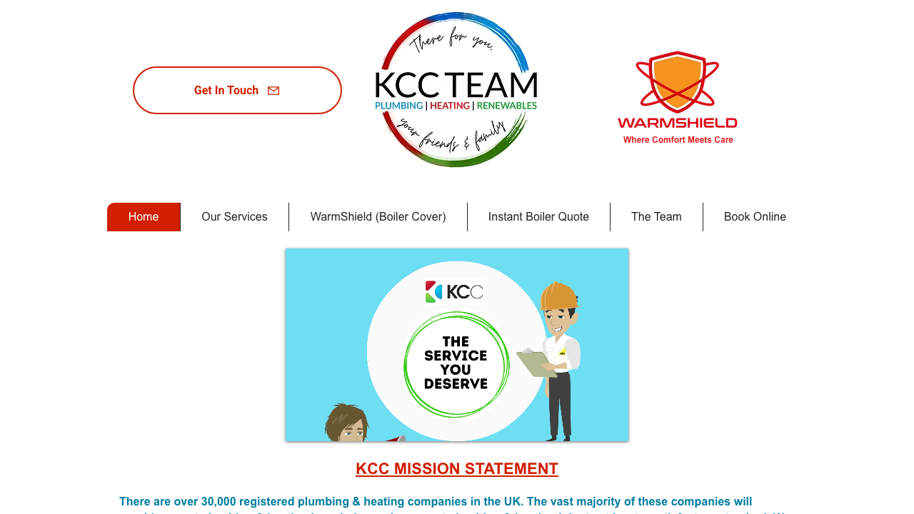 BOILER SPECIALIST KBC LTD website preview