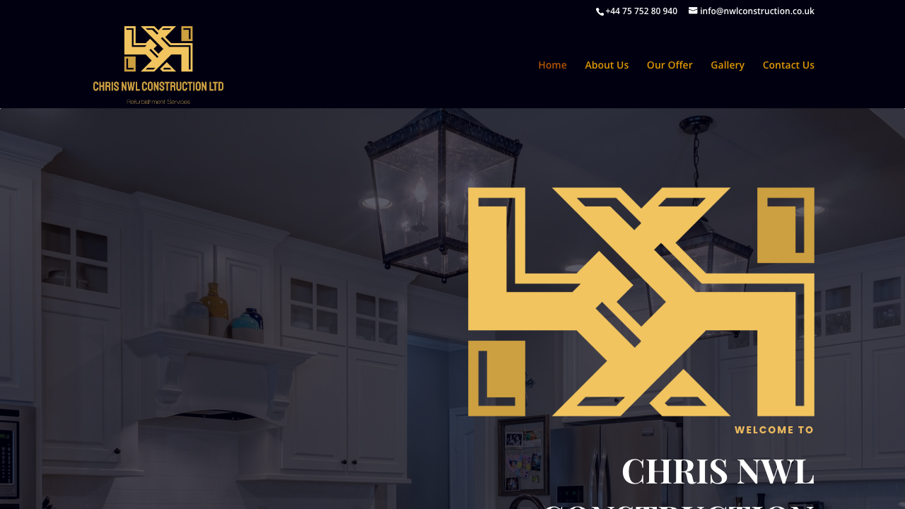CHRIS CONSTRUCTION LTD website preview