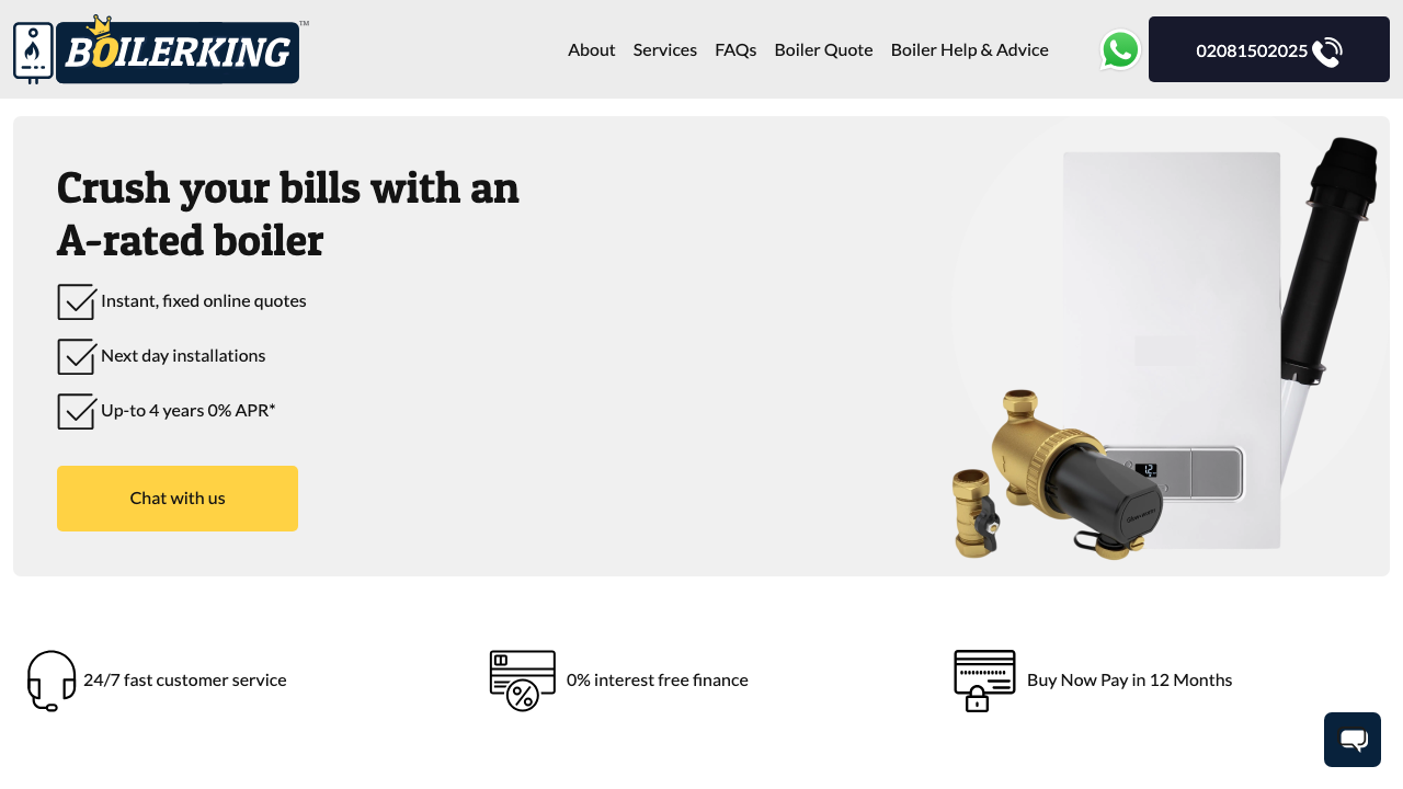 BOILER KINGS LTD website preview