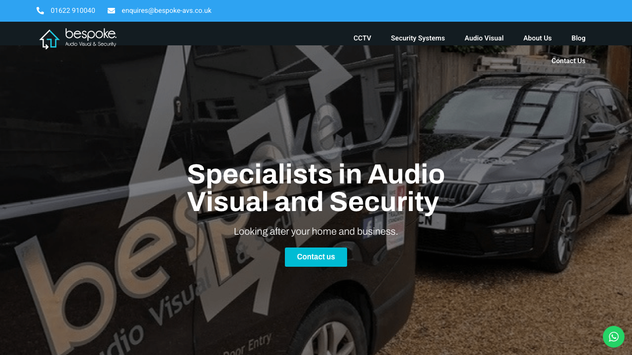 BESPOKE AVS ( SOUTH EAST ) LTD website preview