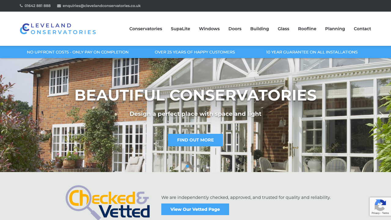 CLEVELAND DOORS LIMITED website preview