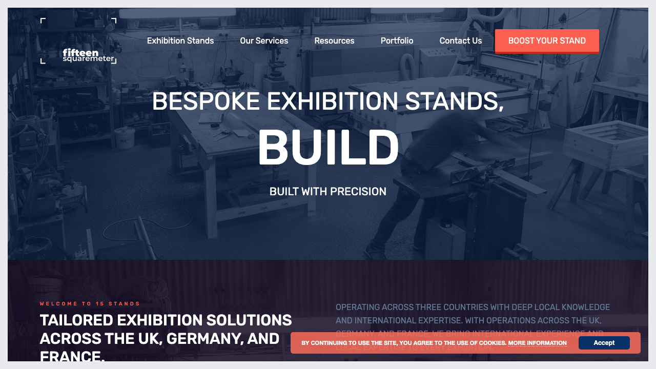 15 SQUARE METER LTD website preview