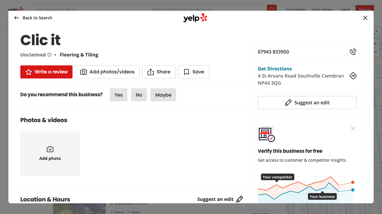 CLIC IT MANAGEMENT LTD website preview
