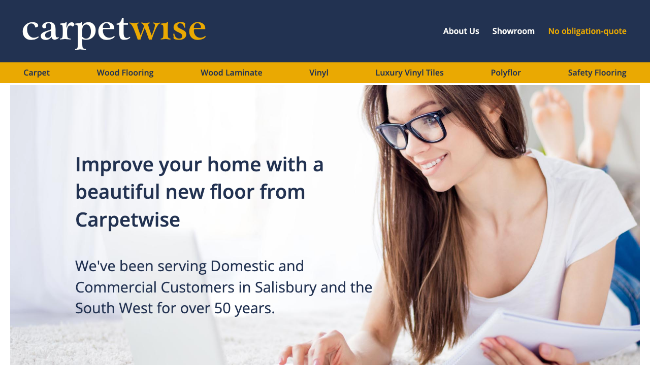 CARPETWISE LIMITED website preview