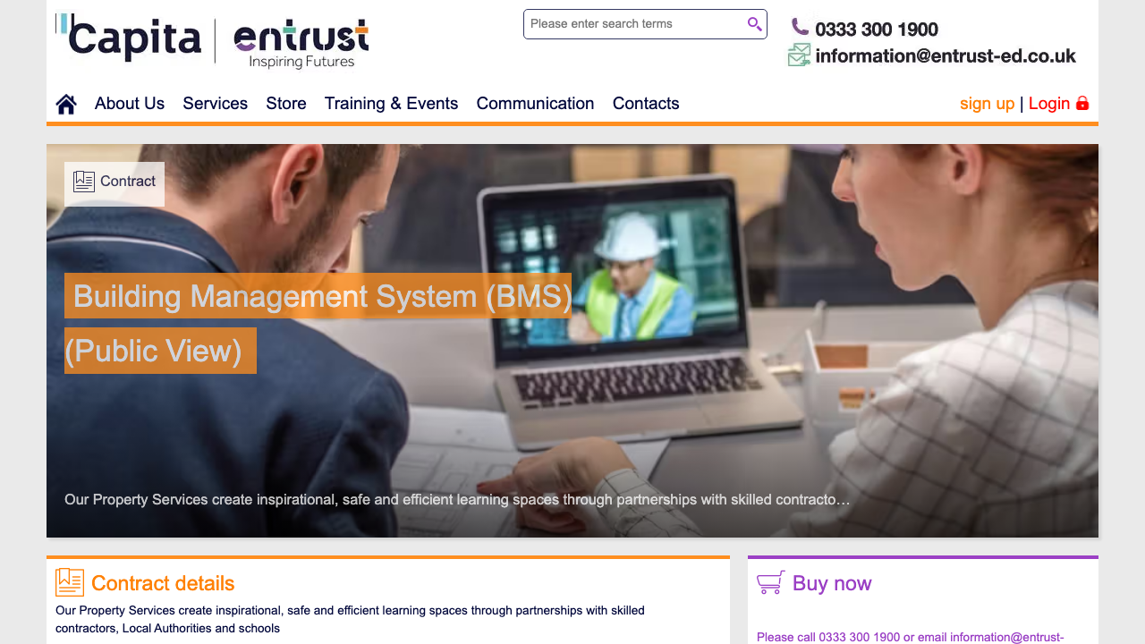 CENTRAL BMS SOLUTIONS LIMITED website preview