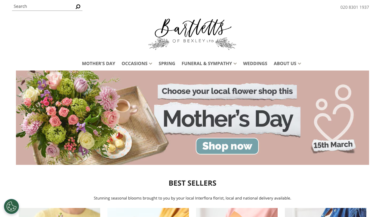 BARTLETTS OF BEXLEY LTD website preview