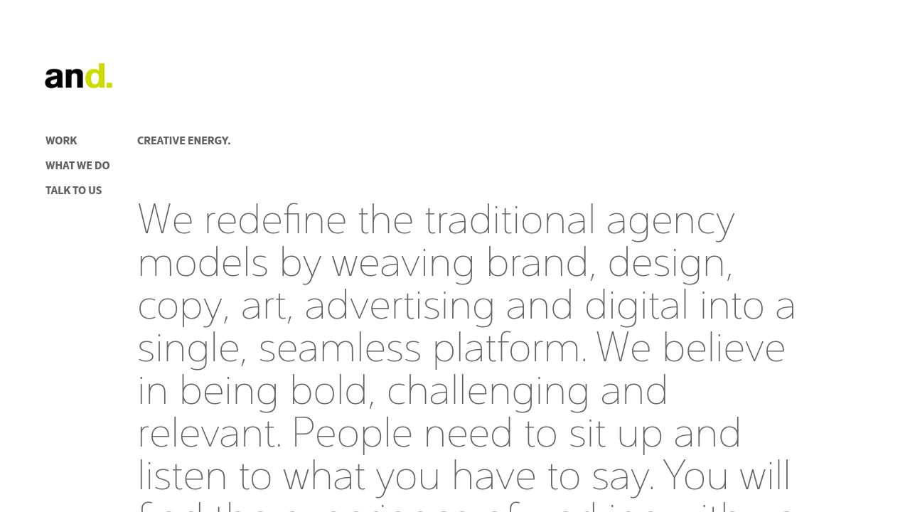 ANDERSON NORTON DESIGN LIMITED website preview