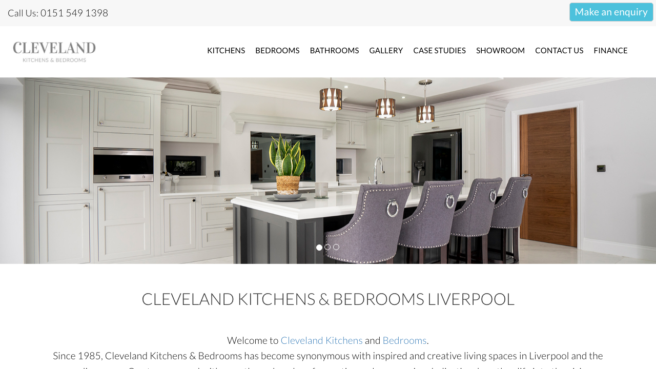 CLEVELAND KITCHENS (NW) LIMITED website preview