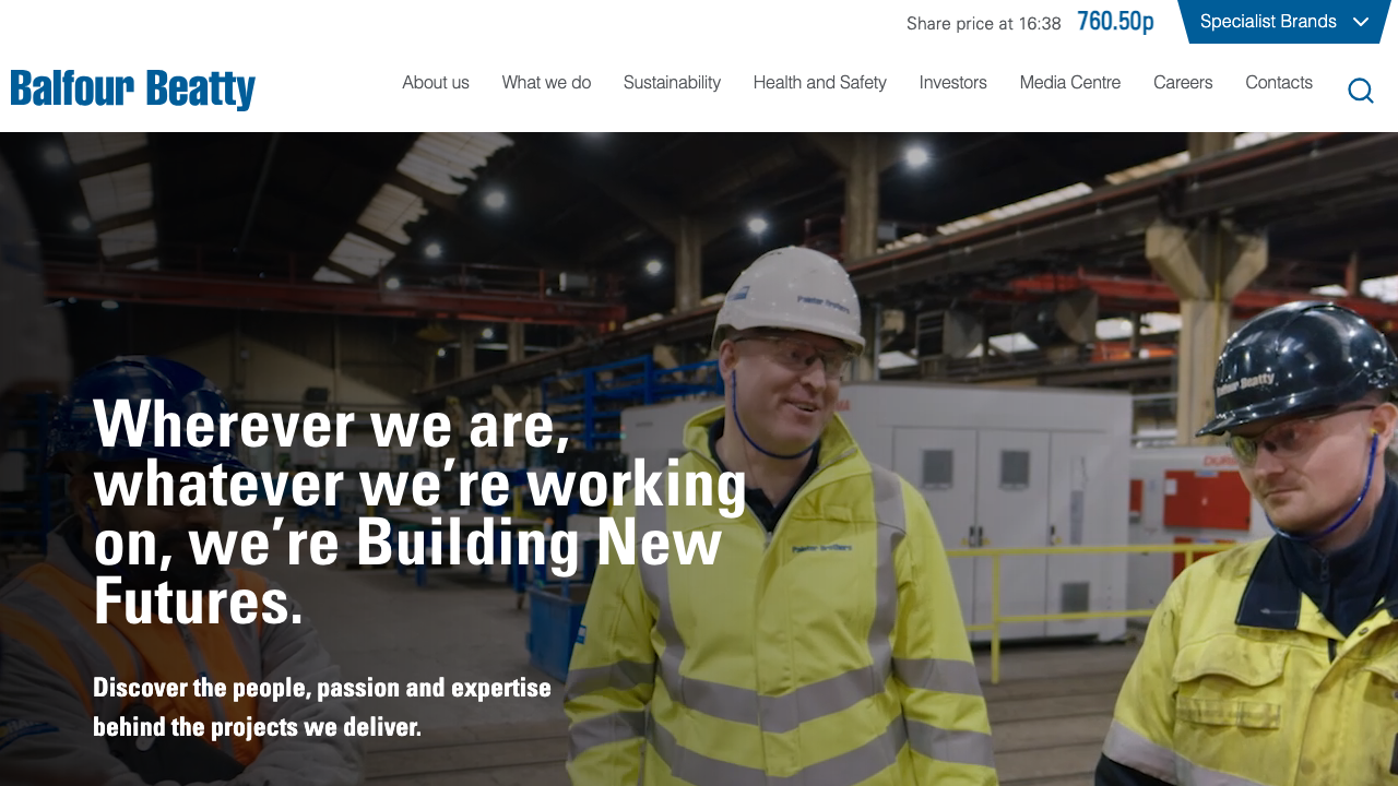 BALFOUR BEATTY INFRASTRUCTURE SERVICES LIMITED website preview