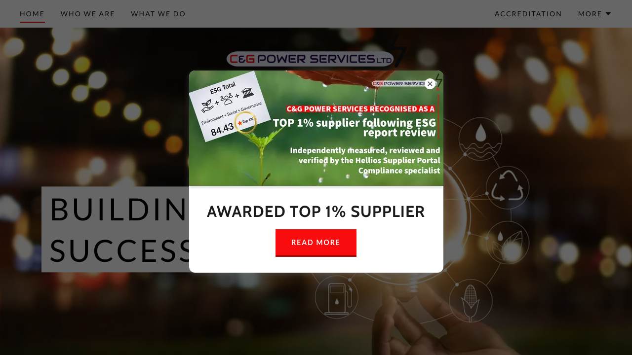 C&G POWER SERVICES LTD website preview